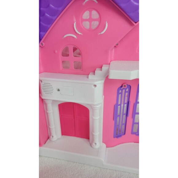 Kid Connection Pink Purple Folding Dollhouse Interactive No Accessories Included - Picture 10 of 12
